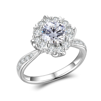 Luxurious Halo Diamond Ring 