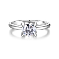 Four-Prong Solitaire Engagement Ring 