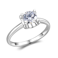 Four-Prong Solitaire Engagement Ring 
