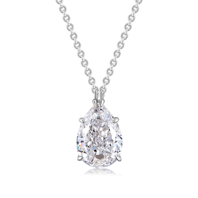 Pure Pear Perfection: 3.07-Carat D-E Color Solitaire