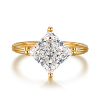 Vintage Princess Cut Ring｜ 3.22Ct 